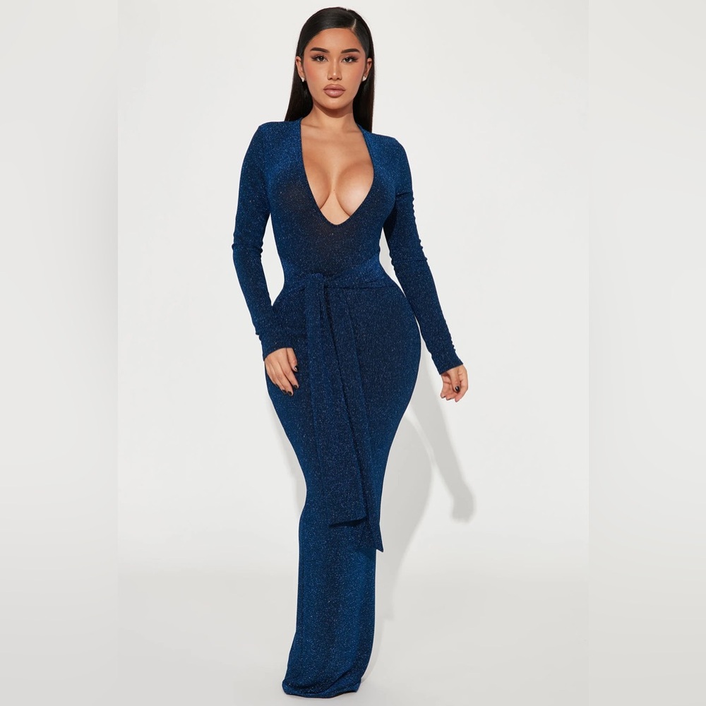 Fashion Nova Talulla Maxi Dress - Royal